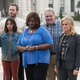 Aziz Ansari, Aubrey Plaza, Chris Pratt, Retta, Jim O'Heir, Amy Poehler, Adam Scott